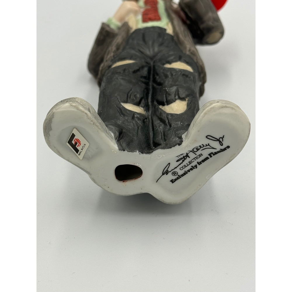 Vintage Flambro Emmett Kelly Jr Clown Figurine Multicolor Weary Willie Balloons - Picture 4 of 5